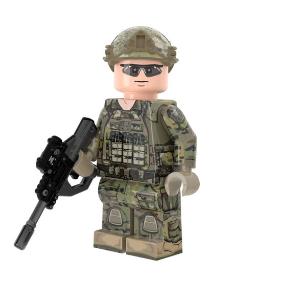 Australian Modern Infantry Soldier with Perfect Caliber™ BrickArms® EF88