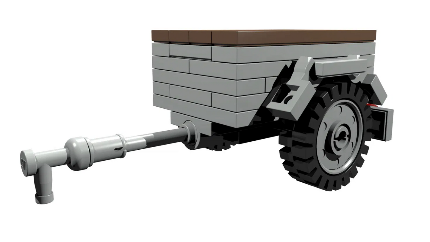 US Army towing cargo with lid (for M3 half-track jeeps) - MOMCOM inc.