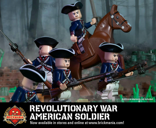 Revolutionary War American Soldier - Minifig of the Month - MOMCOM inc.