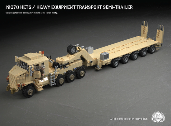 M1070 HETS - Heavy Equipment Transport Semi-Trailer - MOMCOM inc.