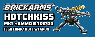 Hotchkiss Mk1 M1909 + Ammo & Tripod - MOMCOM inc.