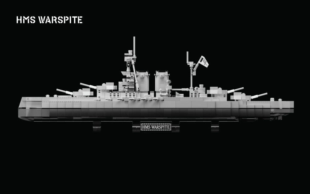 HMS Warspite - Super Dreadnought Battleship - MOMCOM inc.