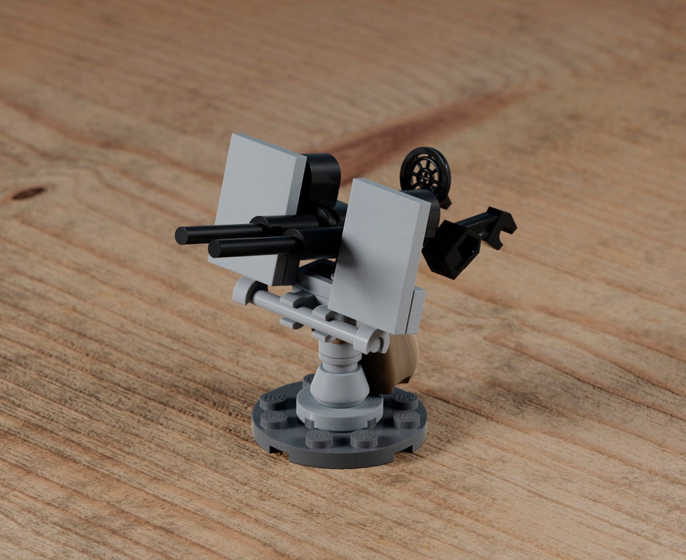20mm Twin Mount Mk 24 - WWII US Navy Anti-Aircraft Cannon