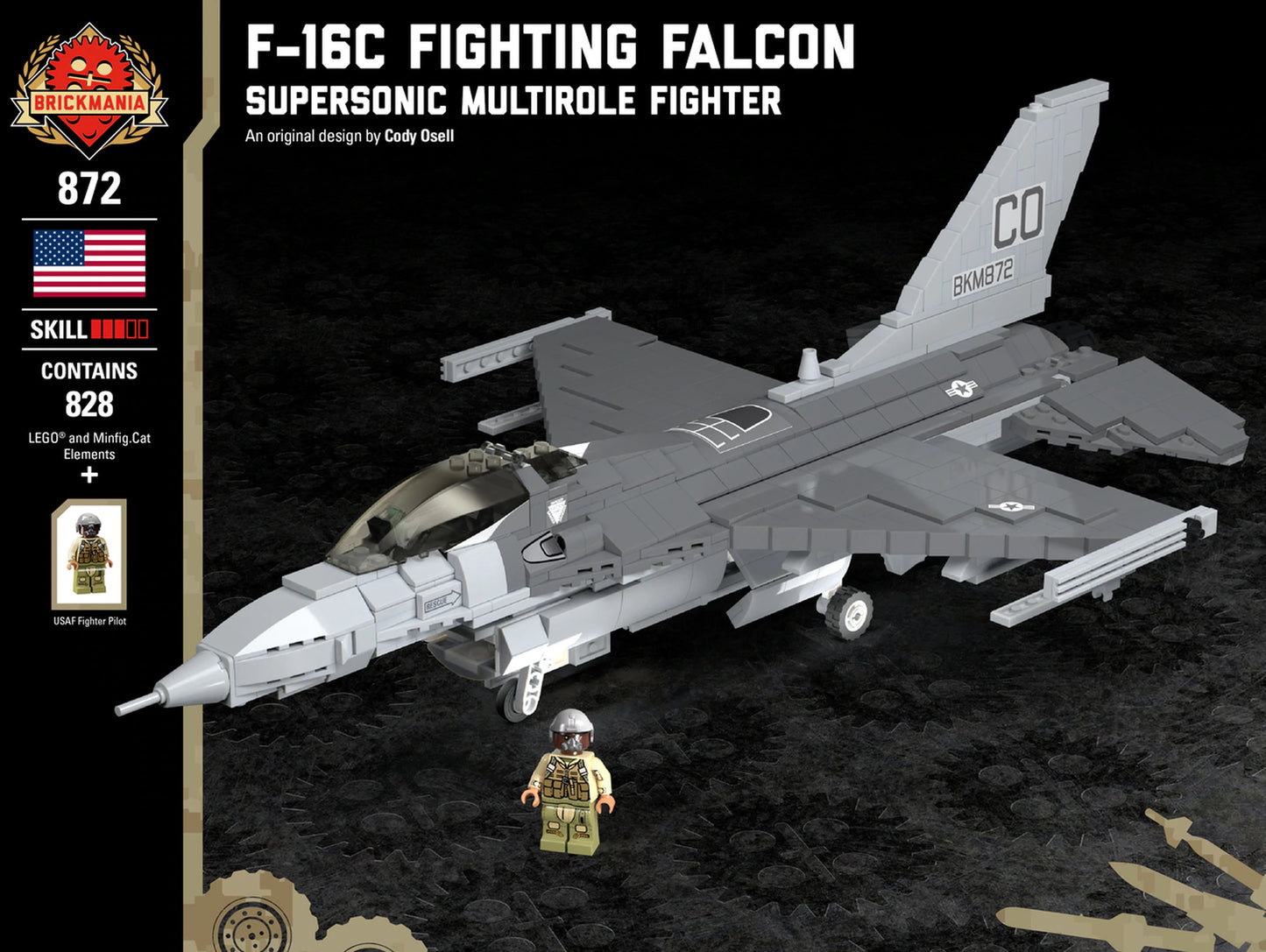 F-16C Fighting Falcon - Supersonic Multirole Fighter