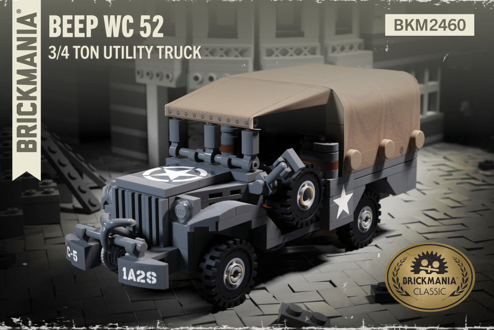 BEEP WC 52 – 3/4 Ton Utility Truck - Brickmania Classic Series