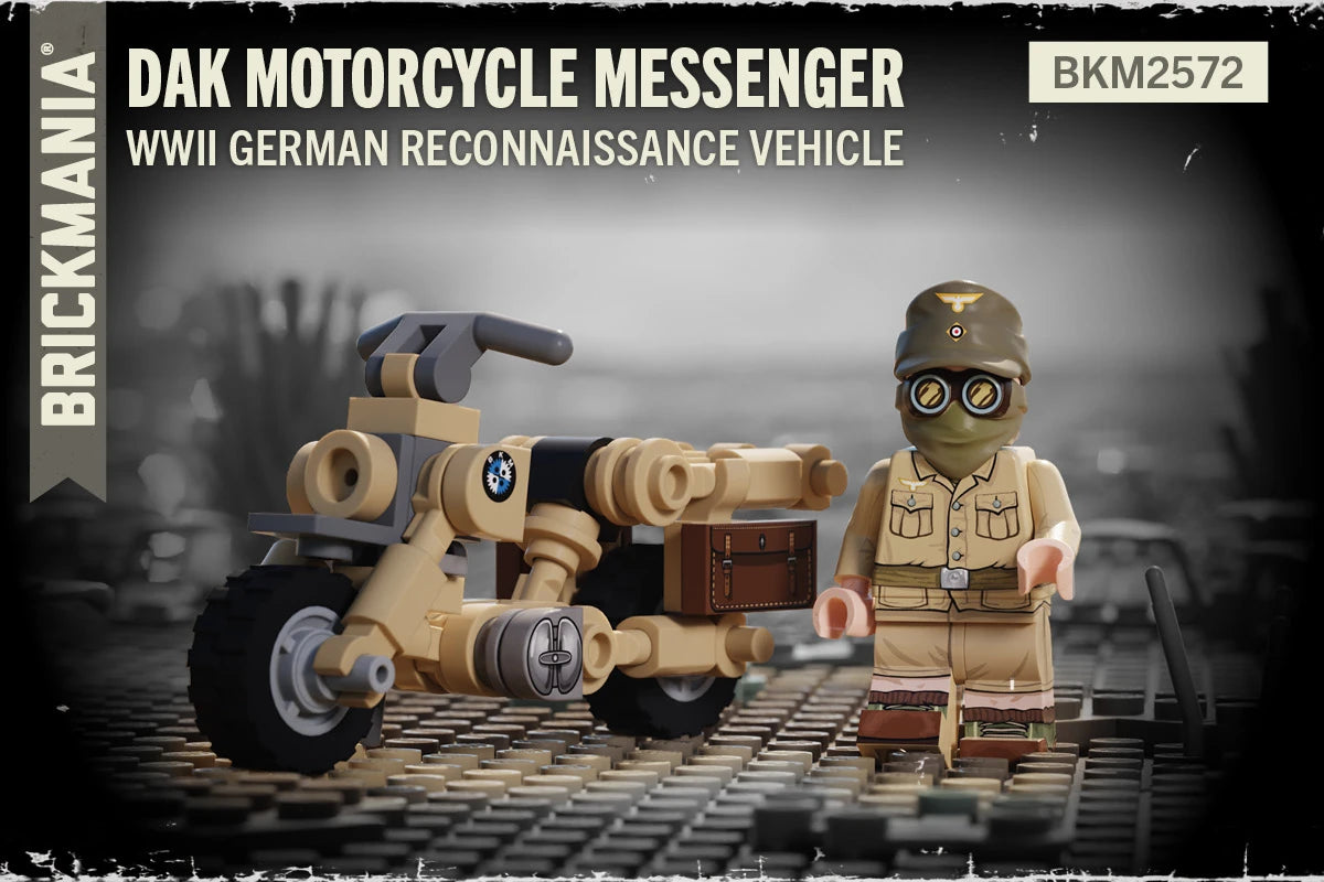 DAK Motorcycle Messenger - WWII German Reconnaissance Vehicle