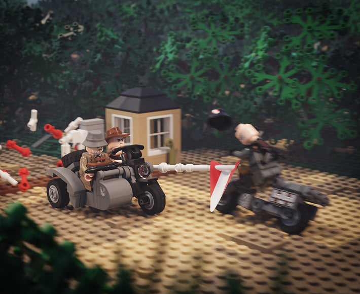 Saturday Afternoon Matinee Playset Part 8 – Motorcycle Chase