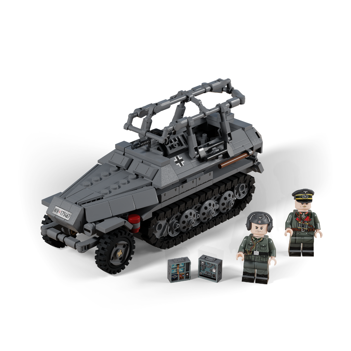 SdKfz 251/6 - Kommandopanzerwagen - with Heinz Guderian + Staff Officer