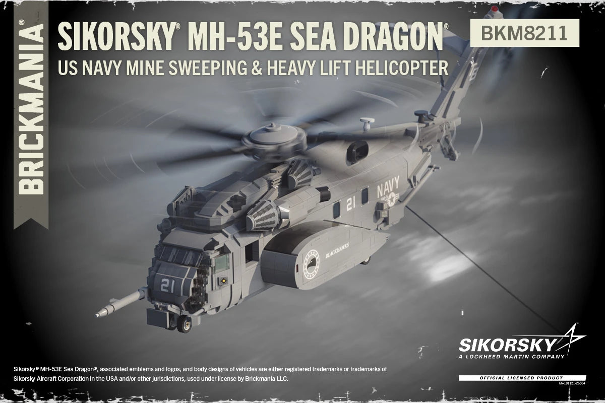 MH-53E Sea Dragon - US Navy Mine Sweeping & Heavy Lift Helicopter - HM-15 Blackhawks