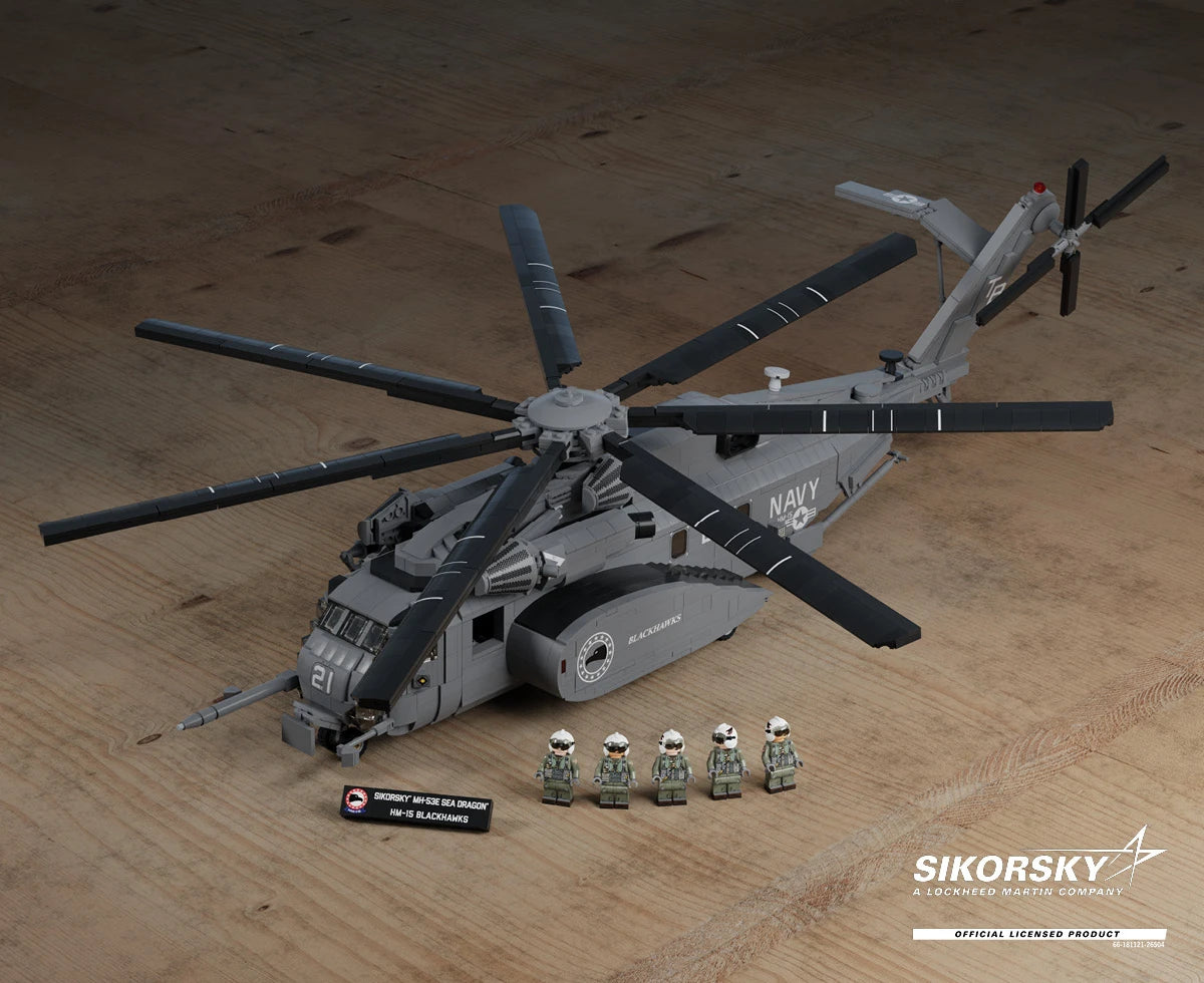 MH-53E Sea Dragon - US Navy Mine Sweeping & Heavy Lift Helicopter - HM-15 Blackhawks