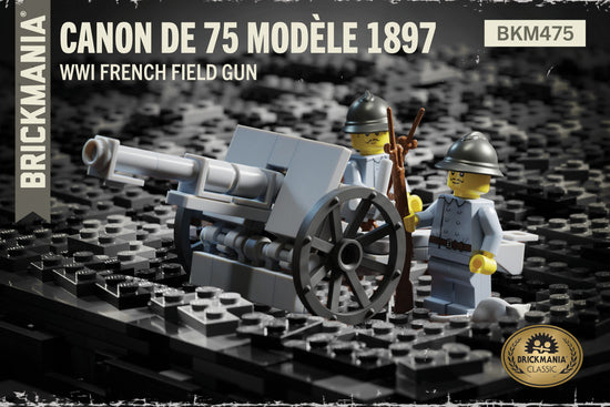 Canon de 75 modèle 1897 – WWI French Field Gun - Brickmania Classic Series