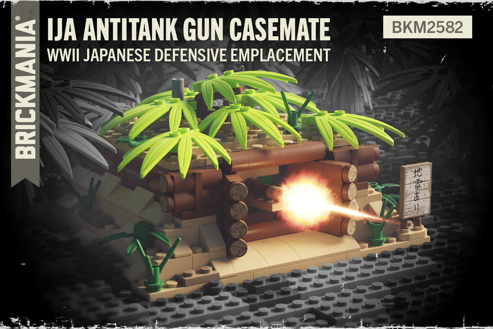 IJA Antitank Gun Casemate - WWII Japanese Defensive Emplacement