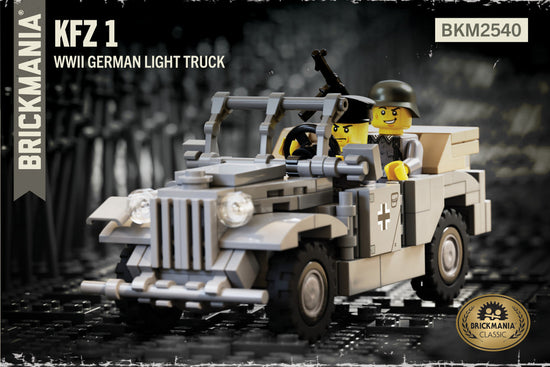 Kfz 1 - WWII German Light Truck - Brickmania Classic Series
