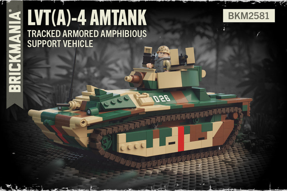 LVT(A)-4 Amtank - Tracked Armored Amphibious Fire Support Vehicle