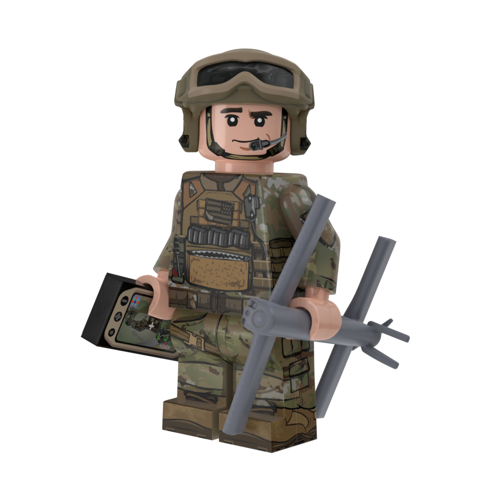 Loitering Drone with Special Forces Operator