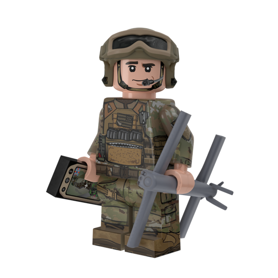 Loitering Drone with Special Forces Operator