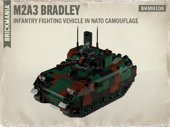 Load image into Gallery viewer, M2A3 Bradley – Infantry Fighting Vehicle in NATO Camouflage
