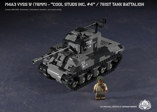 Load image into Gallery viewer, M4A3 VVSS W (76mm) – &amp;quot;Cool Studs Inc. #4&amp;quot; 761st Tank Battalion
