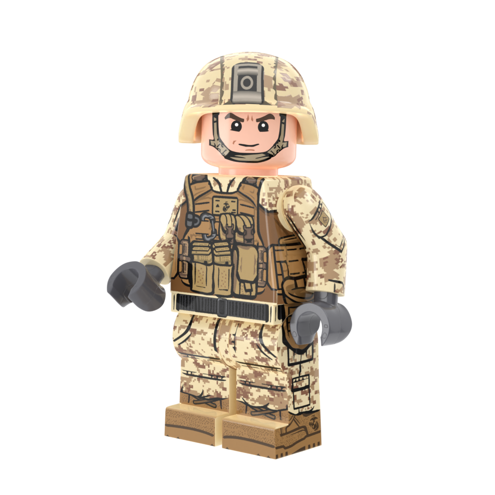 Modern US Marine Rifleman Desert Camouflage