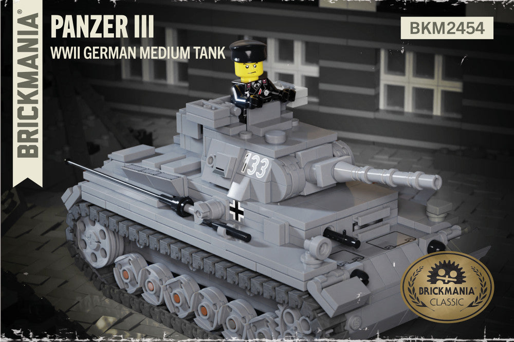 Panzer III – WWII German Medium Tank - Brickmania Classic Series ...