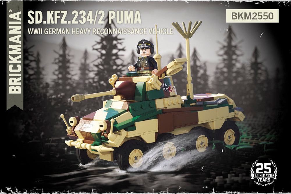 Sd.Kfz.234/2 Puma WWII German Heavy Reconnaissance Vehicle
