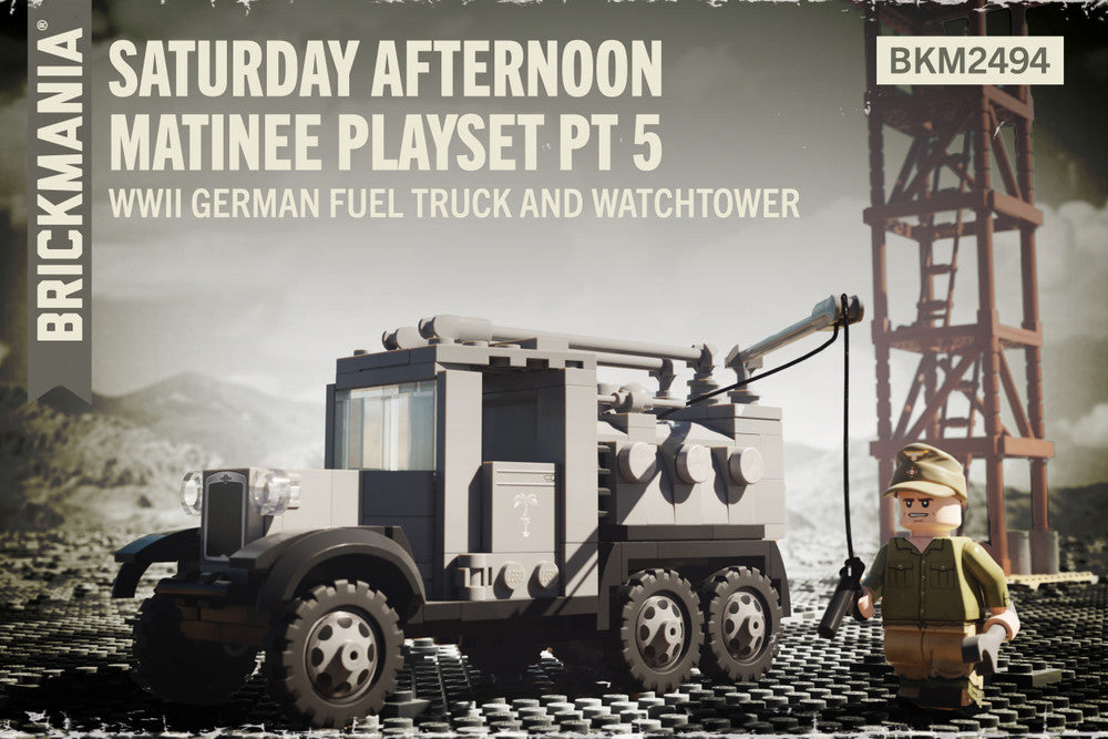 Saturday Afternoon Matinee Playset Pt 5 – WWII German Fuel Truck and Watchtower