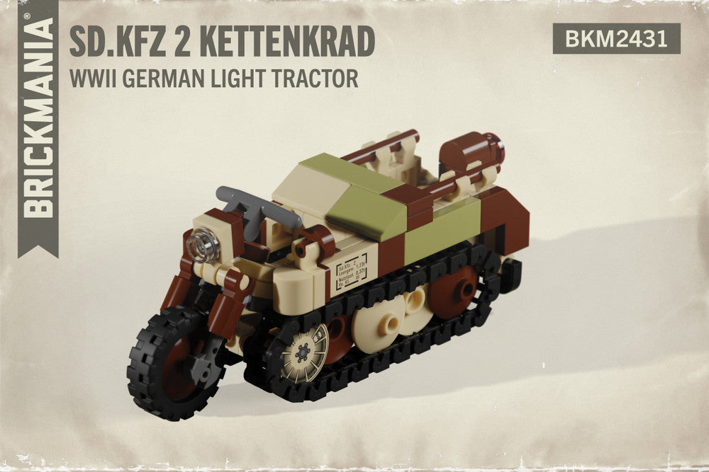 Sd.Kfz. 2 Kettenkrad – WWII German Light Tractor