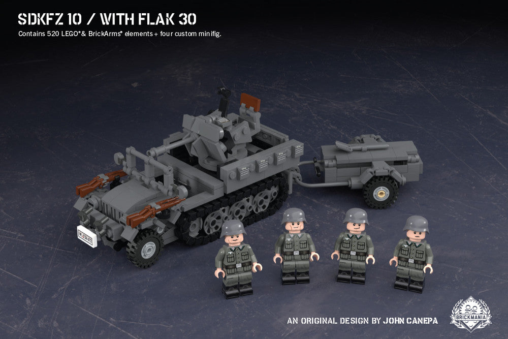 SdKfz 10 with Flak 30