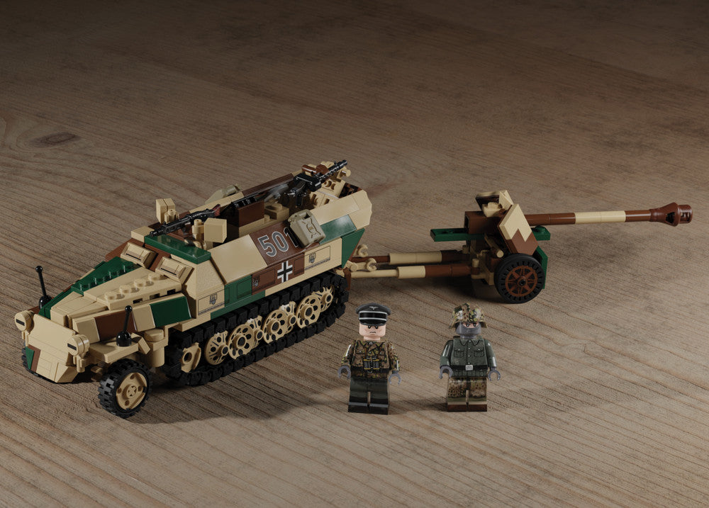 SdKfz 251 Ausf D with 7.5cm Pak 40 – WWII German Halftrack