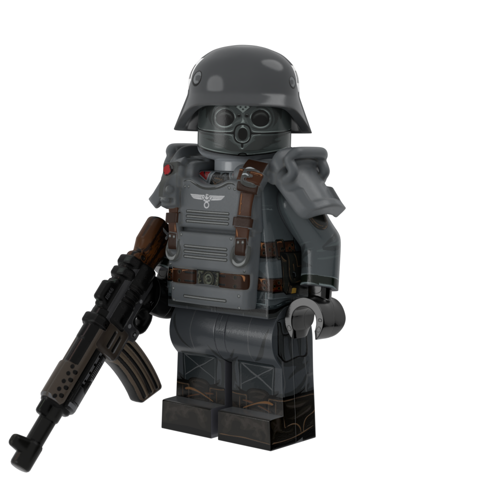 Wehrmacht Übermensch Supersoldat with Perfect Caliber™ BrickArms® STGX-46