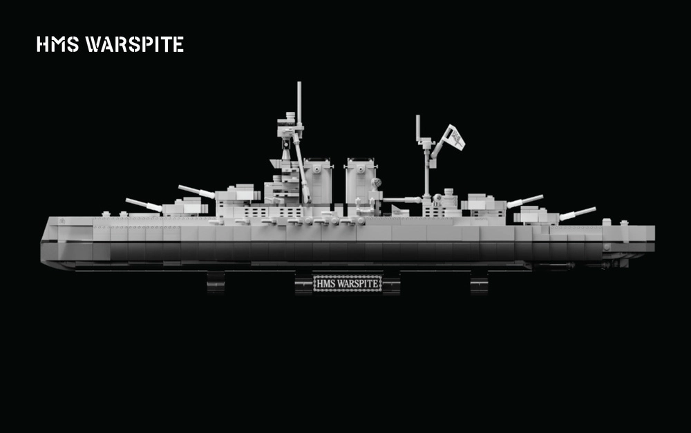 HMS Warspite - Super Dreadnought Battleship