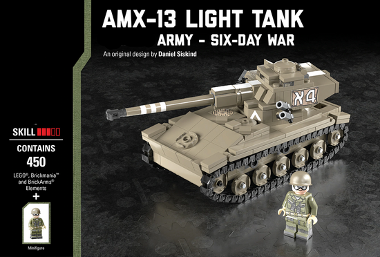 AMX-13 Light Tank - Israeli Army - Six-Day War - MOMCOM inc.