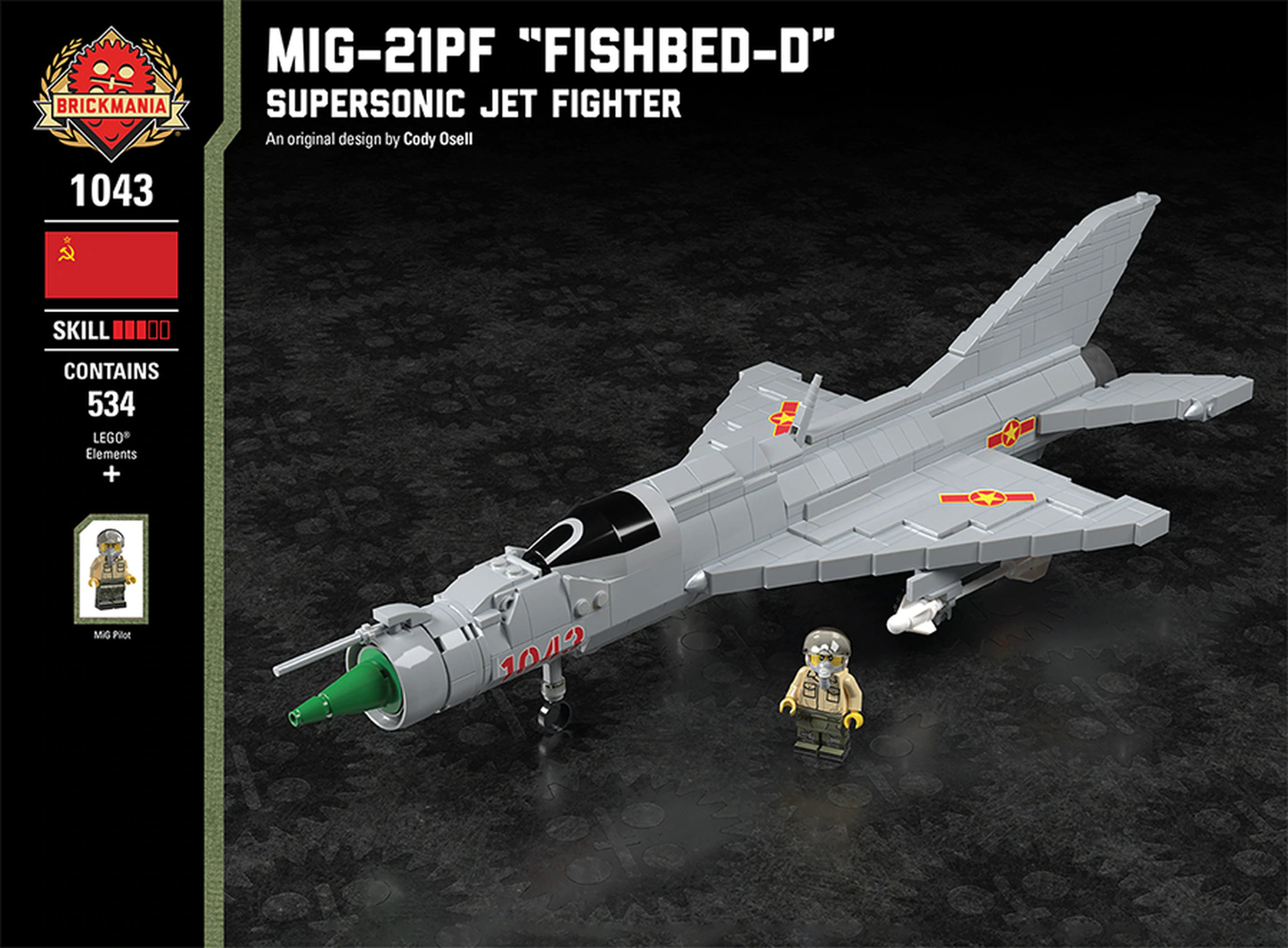 MiG-21PF "Fishbed-D" - Supersonic Jet Fighter - MOMCOM inc.