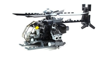 Load image into Gallery viewer, AH-6 Little Bird with 3 minifigs
