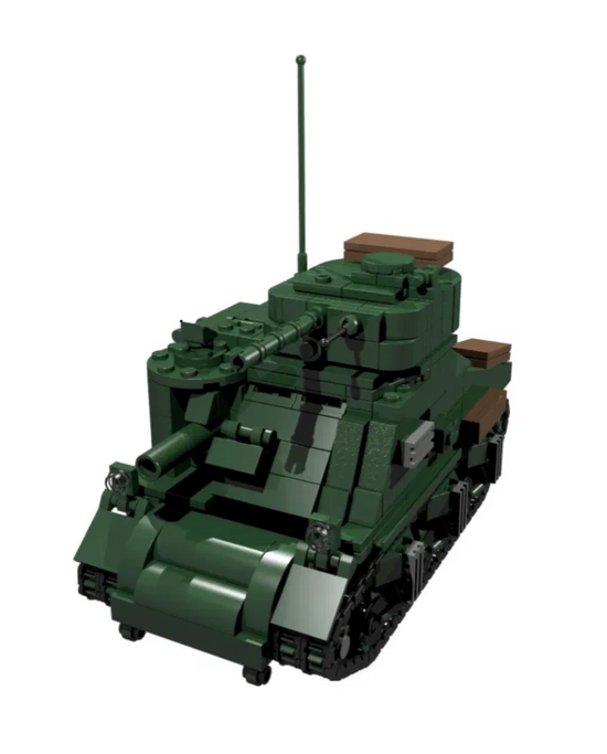 WW2 US Army M3 Grant Medium Tank (Green) - MOMCOM inc.