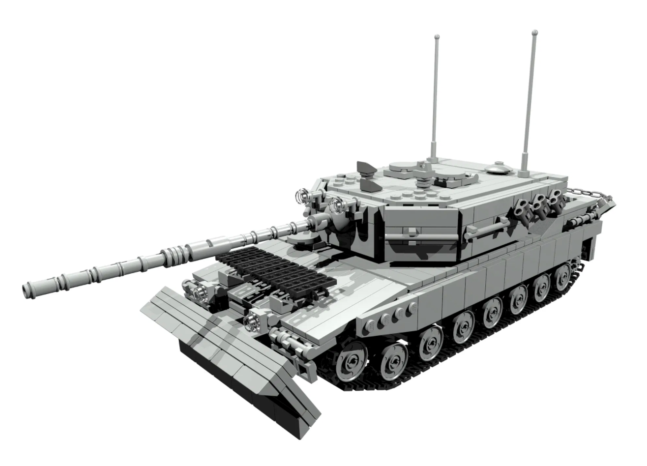 German Leopard 2A4 Tank (with dozer blade) - MOMCOM inc.