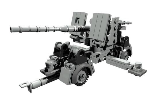 WW2 German 8.8 cm FlaK anti-aircraft gun "Acht-Acht". - MOMCOM inc.