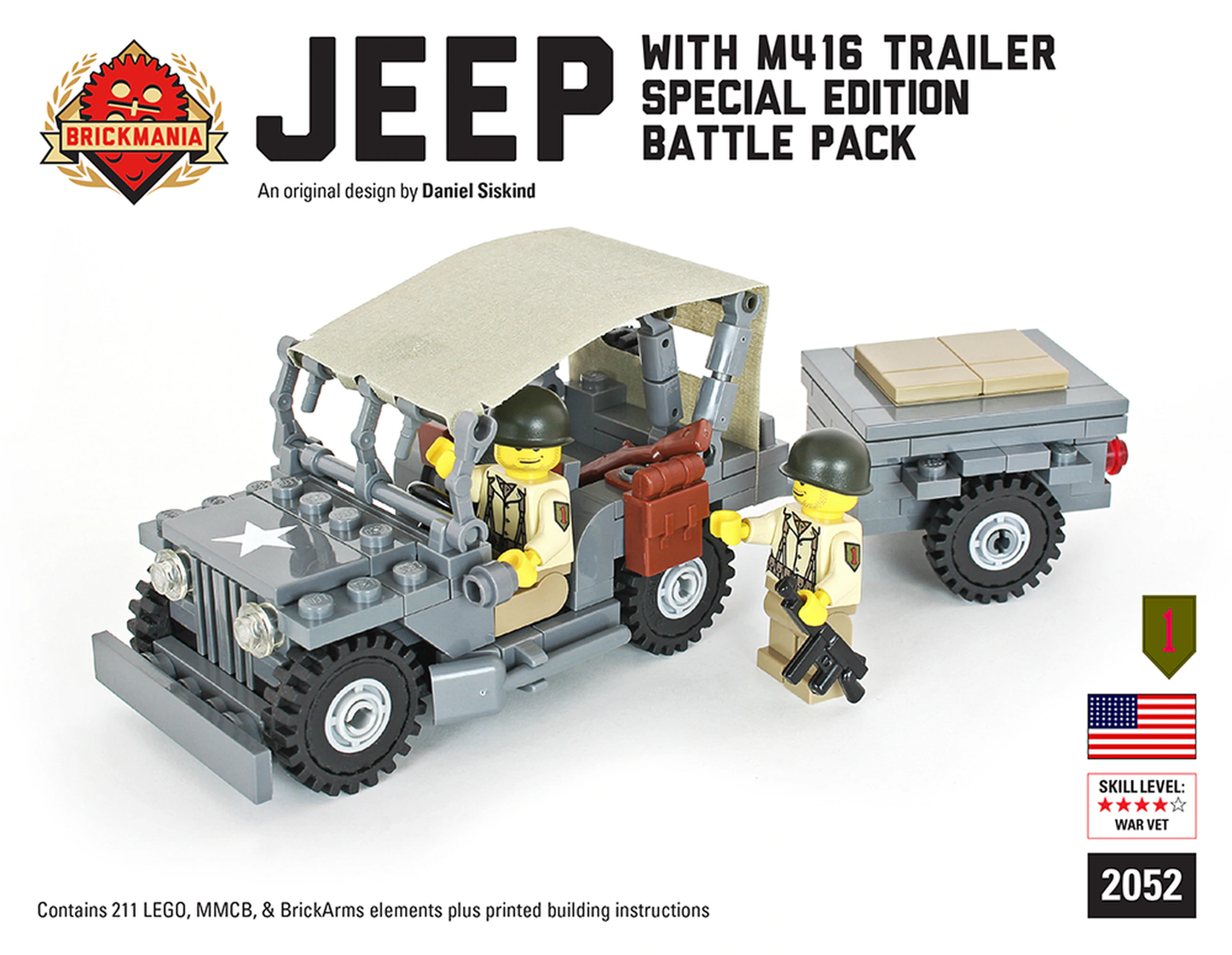 Jeep with M416 Trailer Battle Pack - MOMCOM inc.