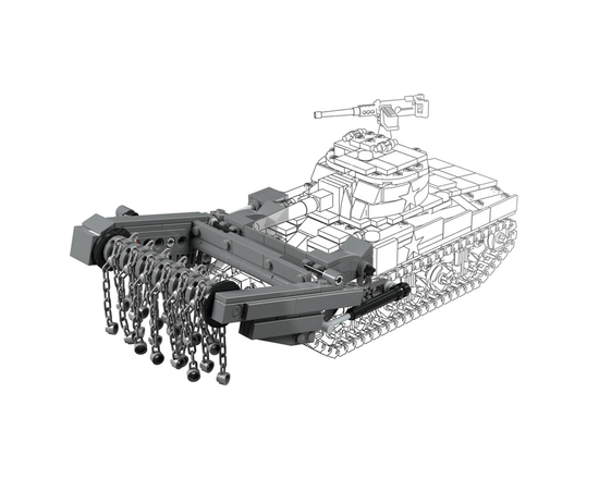 M4 Sherman Crab - Mine Flail Pack for M4 Sherman (BKM2184) - MOMCOM inc.