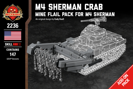 M4 Sherman Crab - Mine Flail Pack for M4 Sherman (BKM2184) - MOMCOM inc.