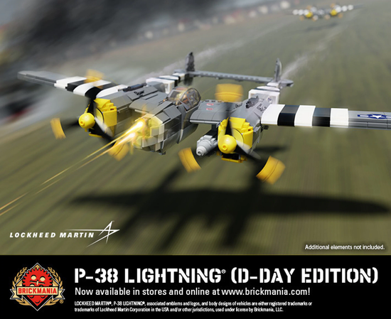 P-38 LIGHTNING® (D-Day Edition) - WWII Fighter Aircraft - MOMCOM inc.