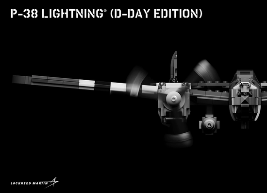 Load image into Gallery viewer, P-38 LIGHTNING® (D-Day Edition) - WWII Fighter Aircraft - MOMCOM inc.
