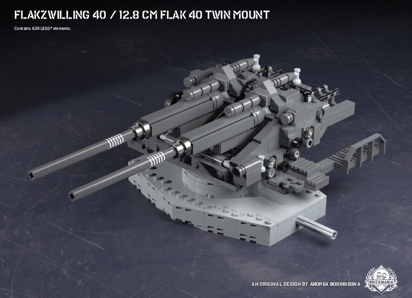 Flakzwilling 40 – 12.8 cm FlaK 40 Twin Mount