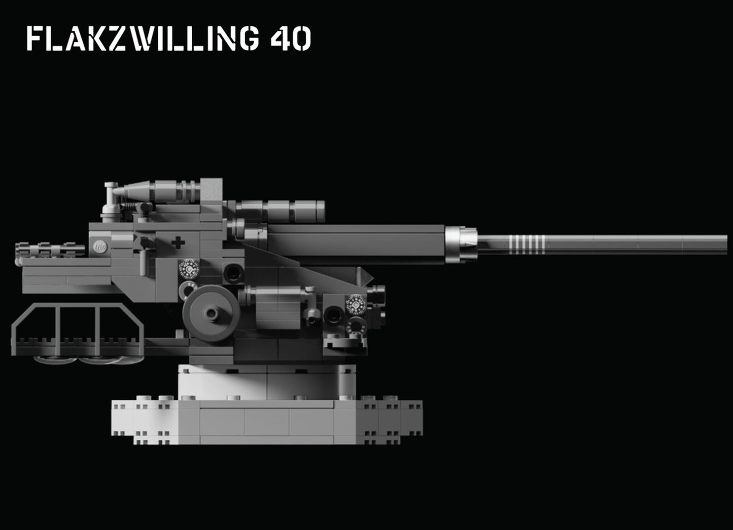 Load image into Gallery viewer, Flakzwilling 40 – 12.8 cm FlaK 40 Twin Mount
