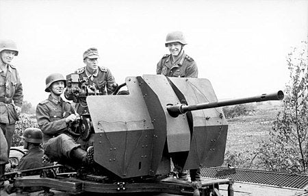 WW2 German 2cm Flak 38 anti aircraft machine gun - MOMCOM inc.