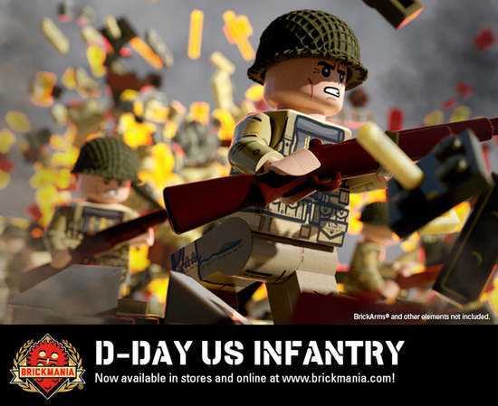 D-Day US Infantry - Minifig of the Month - MOMCOM inc.