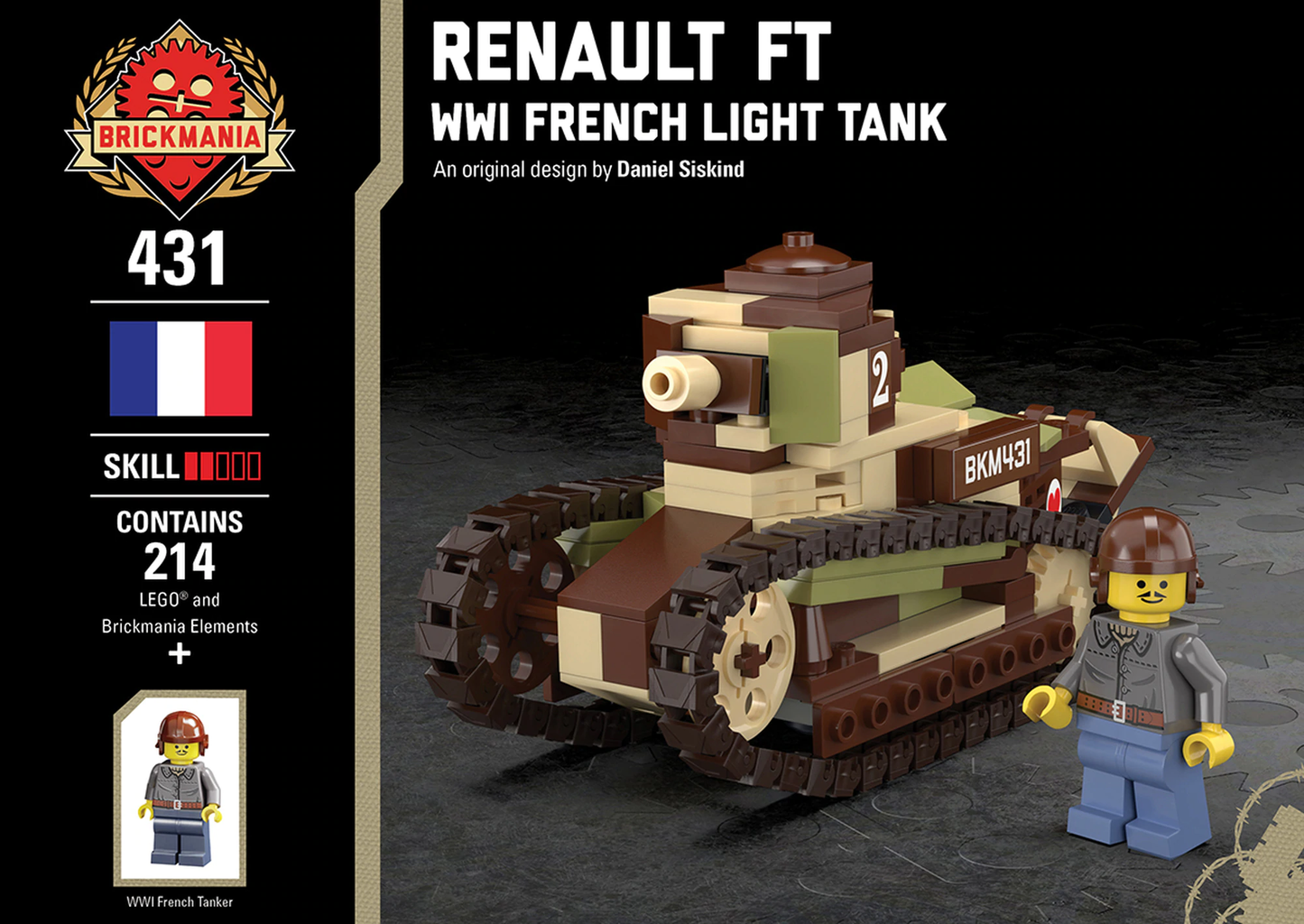 Renault FT - WWI French Light Tank - MOMCOM inc.