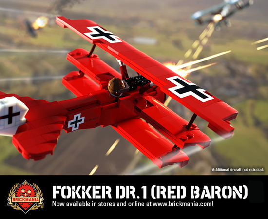 Fokker Dr.1 (Red Baron) - World War I Fighter Aircraft - MOMCOM inc.