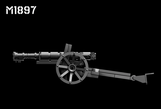 Load image into Gallery viewer, M1897 - 75mm Field Gun - MOMCOM inc.
