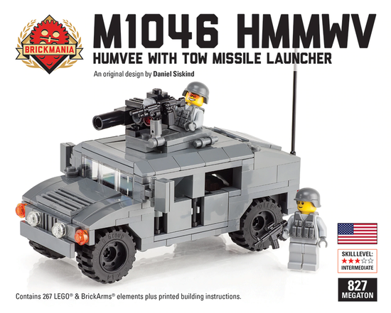 M1046 HMMWV "Humvee" with TOW Launcher + Two Figures - MOMCOM inc.